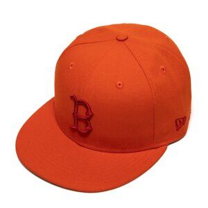 NWT New Era x Concepts Boston Red Sox Orange/Red Grey UV 59FIFTY Fitted Hat